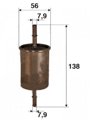 YAKIT FİLTRESİ (CORSA - VECTRA-B - ASTRA-G)