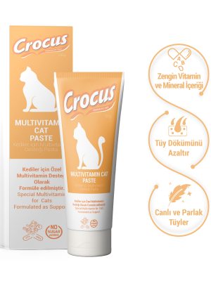 CROCUS KEDI MULTIVITAMIN MACUN 100 GRAM X 2 ADET