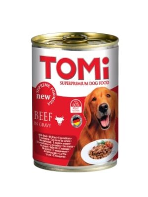 TOMI KÖPEK DANA ETLI YAŞ MAMA 400 GR X 6 ADET