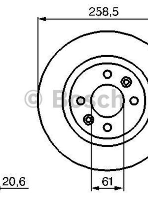 FREN DİSKİ ÖN BÜYÜK TİP [ RENAULT CLİO I - II , KANGOO , MEGANE I , R19 , THALİA , DACİA LOGAN , SANDERO ]