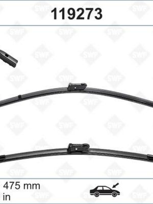 SWF VisioFlex Flat Blade X2 650 475 mm VW Passat 8-Passat 8 Variant-Passat 8 SW 11/14