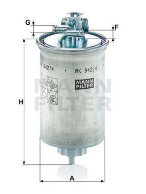 YAKIT FİLTRESİ VW VENTO (1H2) 1.9 TDI 90HP 09/93-10/98