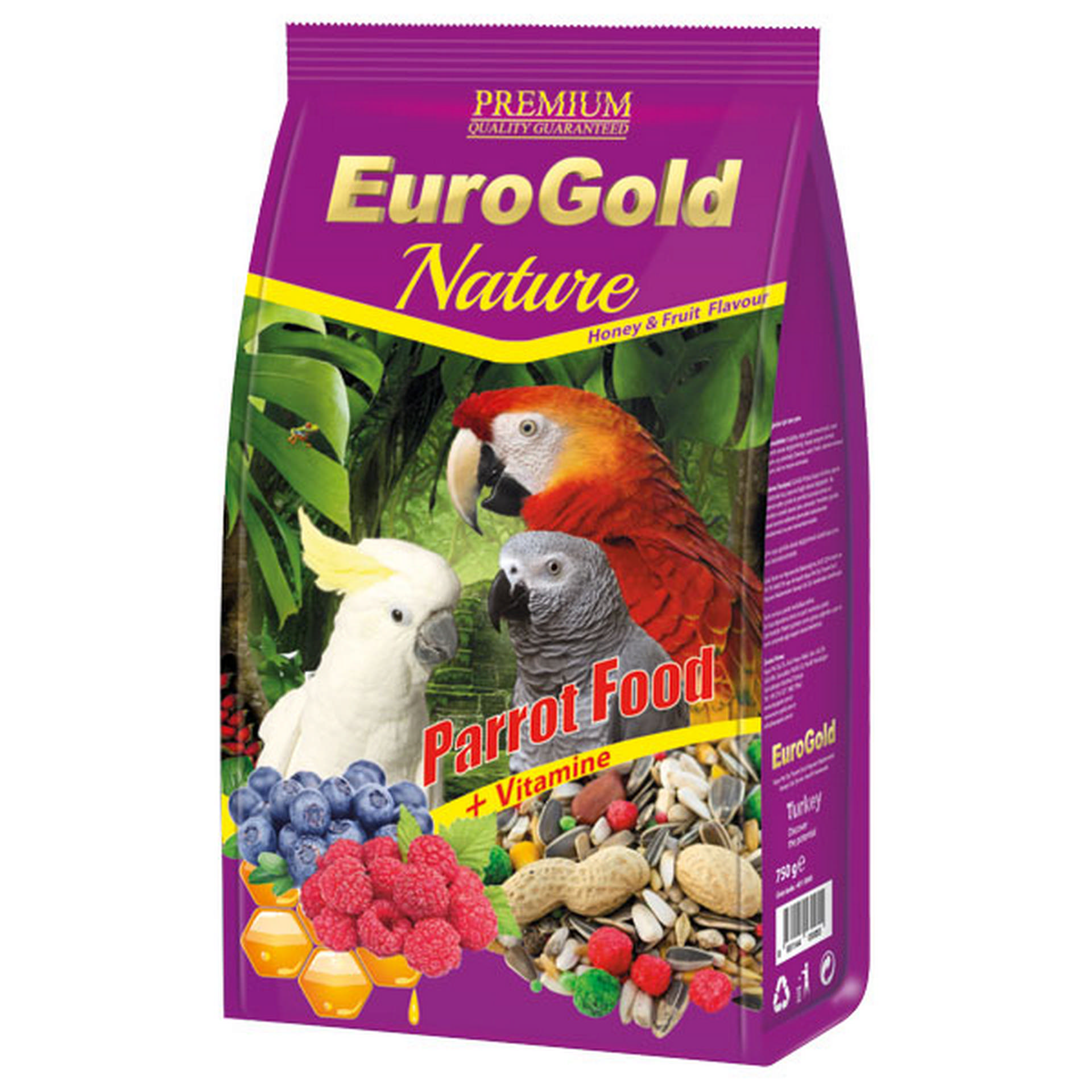451-3005.jpg EUROGOLD PAPAĞAN YEMI 750 GR. X 2 ADET - Görsel 1