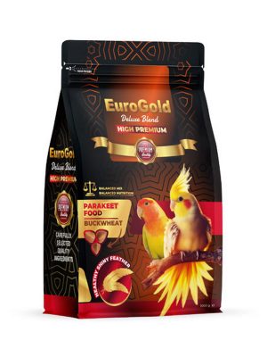 EUROGOLD DELUXE PARAKET YEMI KARABUĞDAYLI 1000 GR. X 2 ADET