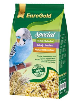 EUROGOLD SPECIAL KABUKSUZ MUHABBET KUŞU YEMI 500GR X 2 ADET