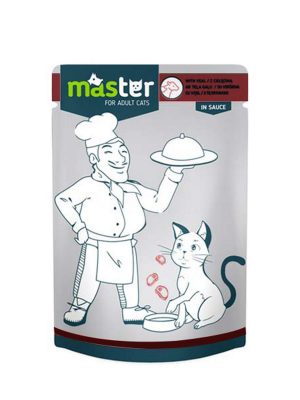 MASTER DANA ETLI POUCH KEDI MAMASI JÖLE 80 GR X 6 ADET