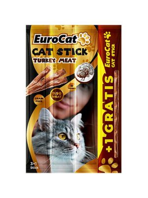 EUROCAT CATSTICK HINDI ETLI 4X5 GR X 4 ADET