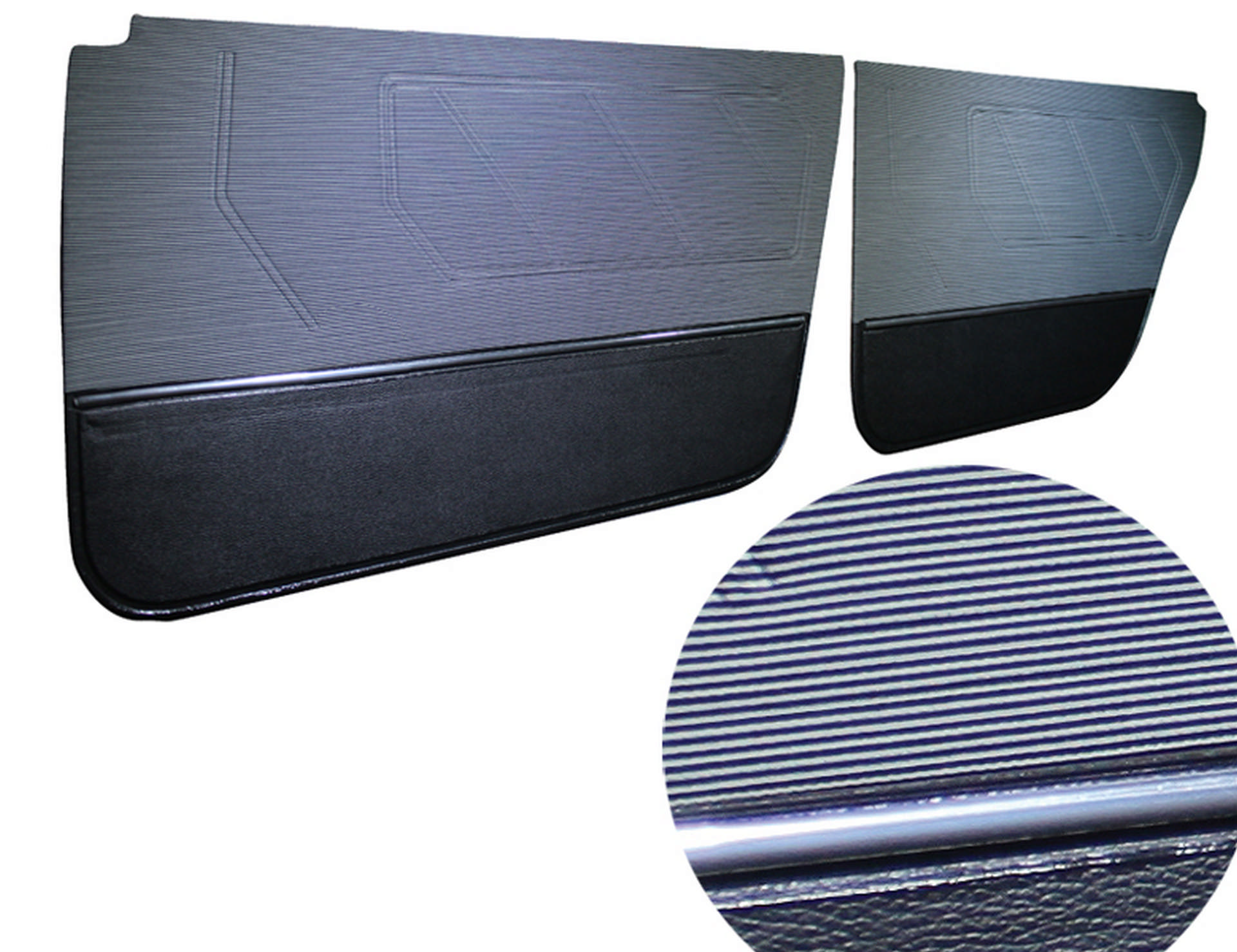 469914818.jpg KAPI DÖŞEMESİ SİYAH-GRİ ÇİZGİLİ R9 BROADWAY - Görsel 1