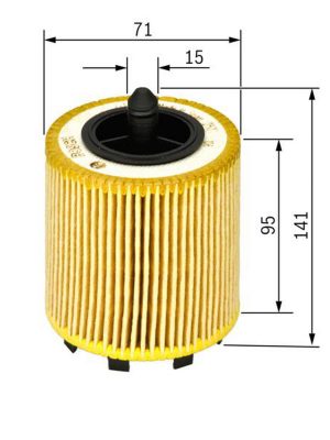 YAĞ FİLTRESİ [ VOLKSWAGEN TRANSPORTER T5 , CADDY III 1.9 TDİ / 2.0 TDİ 2004 - ]