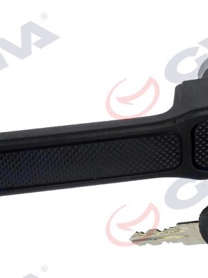 DIŞ KAPI KOLU ANAHTAR SETLİ ÖN SOL ANAHTAR DELİKLİ SİYAH DESENLİ UNO 89-95