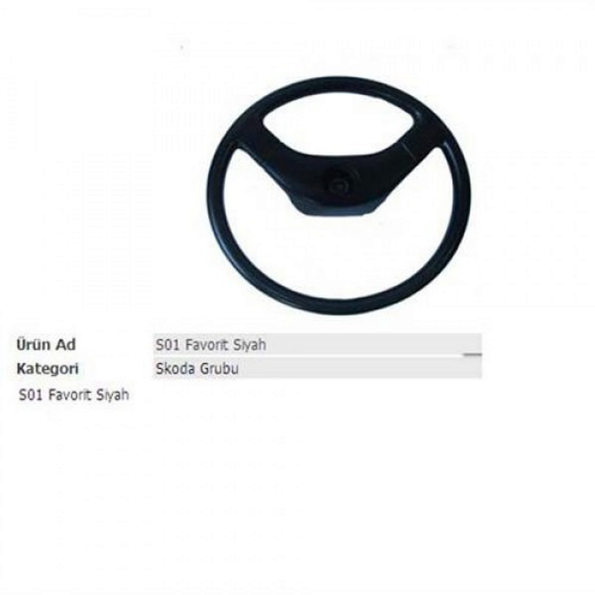 484242892.jpg DİREKSİYON SİMİDİ SİYAH SKODA YM 00014 - Görsel 1