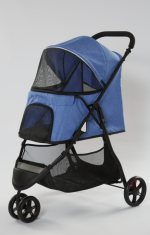 Tommy Evcil Hayvan Arabası Lacivert 74.5*52.2*98cm Max 15kg - Görsel 2