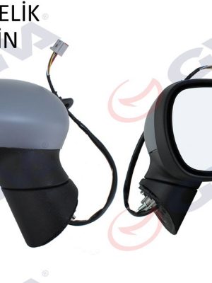 DIŞ DİKİZ AYNASI SAĞ FIESTA 12 ELEKTRİKLİ ISITMALI SİNYALLİ ASTARLI ASFERİK 6 FİŞ VM-6326EHPAR