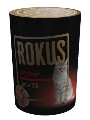 ROKUS DANA ETLI KEDI KONSERVESI 410 GR X 6 ADET