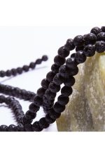 6 mm Mat Lav Taşı-Siyah