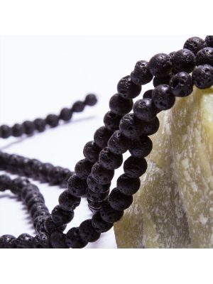 6 mm Mat Lav Taşı-Siyah