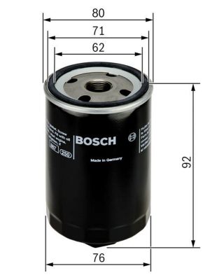 YAĞ FİLTRESİ [ VOLKSWAGEN GOLF VII , JETTA , PASSAT , POLO 1.2 TSİ / 1.4 TSİ 2013 - ] ESKİ NO F026407143