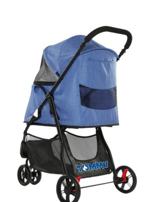 Tommy Evcil Hayvan Arabası Lacivert 74.5*52.2*98cm Max 15kg