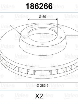 FREN DİSKİ ÖN FIAT Doblo Y.M 06-
