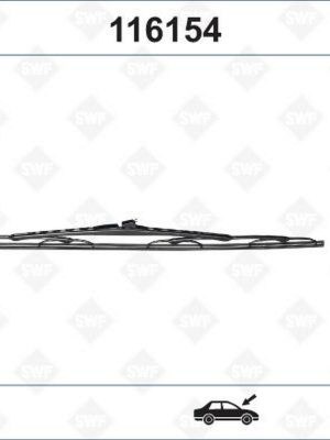 SILECEK SUPURGESI ON SAG 550mm MERCEDES VITO W638 97 03 SWF