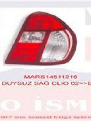 STOP LAMBASI SAĞ DUYSUZ BEYAZ SİNYALLİ [ RENAULT CLIO SYMBOL 2001-2004 ]