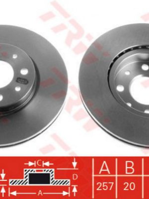 FREN DİSKİ ÖN HAVA KANALLI [ FİAT ALBEA , DOBLO 1.3 MULTİJET ]