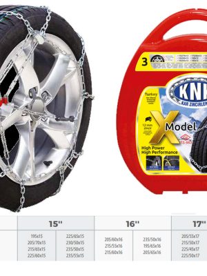 PATİNAJ ZİNCİRİ TAKMATİK ÇAPRAZ 14-15-16-17 JANT ZİNCİR EBATLARI İÇİN RESİME BAKINIZ