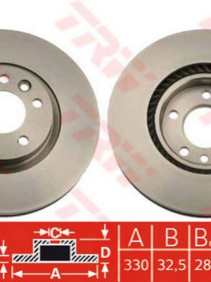 FREN DİSKİ ÖN HAVA KANALLI (VW :Transporter T5 (04/2003-)