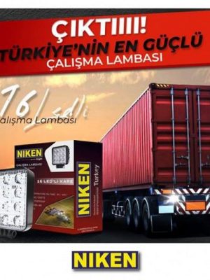CALISMA LAMBASI 16 LEDLİ KARE
