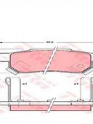 FREN BALATASI ARKA CIVIC 1.4 1.6 96-00/ACCORD III 85-89/JAZZ II 02-CITY 05-ROVER 25-45-200-400 90-