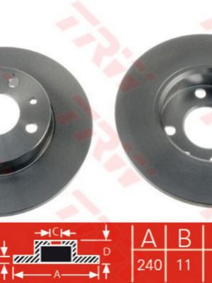 FREN DİSKİ ÖN [ FİAT BRAVO , MAREA , TEMPRA , TİPO 1,4 / 1,6 ]