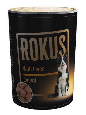 ROKUS CIĞERLI KÖPEK KONSERVESI 410 GR X 6 ADET
