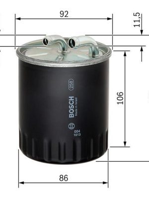 YAKIT FİLTRESİ [ MERCEDES-BENZ E220 CDI, E350 CDI, E270 CDI, C220 CDI, C200 CDI, S320 CDI, S350 CDI, A180 CDI, A200 CDI, A160 CDI, VITO 2003 -, SPRINTER 2006 - ]