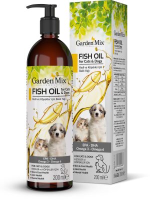 GARDEN MIX KEDI VE KÖPEK SOMON YAĞI 200ML X 2 ADET