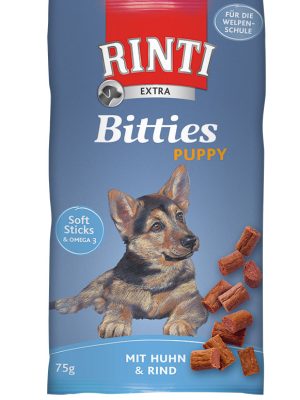 RINTI EXTRA TAVUK-SIĞIR ETLI YAVRU KÖPEK ÖDÜL 75 GR X 4 ADET