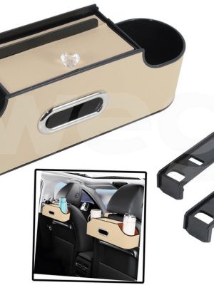 ARAÇ İÇİ KOLTUK ARKASI ORGANİZERİ KREM