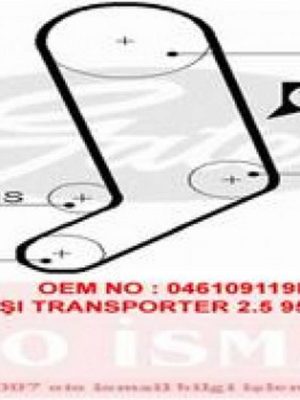 TRİGER KAYIŞI 97122X26.5 HSN (AUDI 100 2.4 D, 2.5 TDI - A6 2.5 TDI )