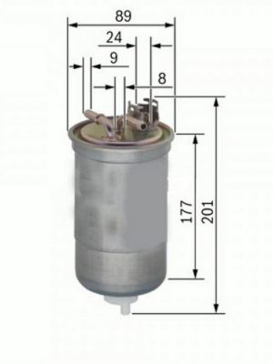 YAKIT FİLTRESİ AUDI A3-A4-A6-VW BORA-GOLF IV-PASSAT 1.9 TDI-2.0 TDI-LT35 2.5 TDI-SKODA OCTAVIA-SUPERB 1.9 TDI-2.0 TDI