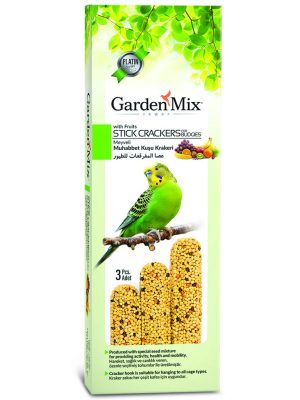 GARDENMIX PLATIN MEYVELI KUŞ KRAKERI 3LÜ X 3 ADET