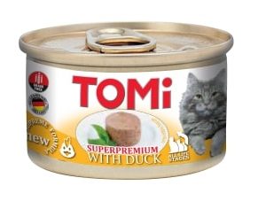 TOMI KEDI ÖRDEKLI YAŞ MAMA 85 GR X 6 ADET