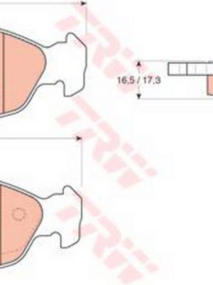 FREN BALATASI ÖN CORSA B-COMBO B-TIGRA-ASTRA F-VECTRA A 92-00 KULAKLI