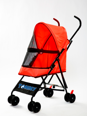 Tommy Evcil Hayvan Arabası Kırmızı 76.5*44*99cm Max 15kg