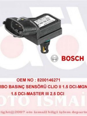 BASINÇ KAPTÖRÜ [ RENAULT MASTER II 1.9 DCİ / 2.2 DCİ / 2.5 DCİ 2000 - , CLİO (II-III) 1.5 DCİ 2004 - , SCENİC II 1.5 DCİ 2003 - ]