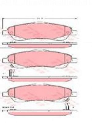 FREN BALATASI ÖN (TOYOTA :Avensis 1.8)