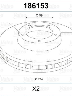 FREN DİSKİ ÖN HAVA KANALLI [ FİAT ALBEA , DOBLO 1.3 MULTİJET ]