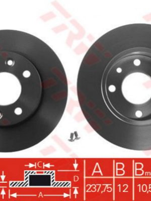 FREN DİSKİ ÖN RENAULT R9-11