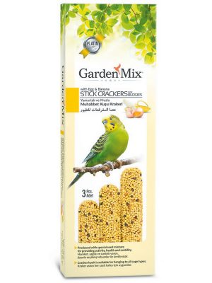 Gardenmix Platin Muzlu Yumurtalı Kuş Krakeri 3lü