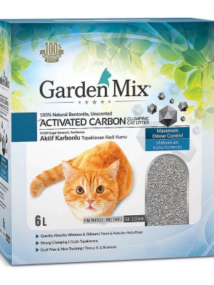 Gardenmix Bentonit Aktif Karbonlu Kedi Kumu 6 Lt