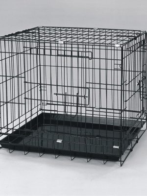 Dayang Köpek Kafesi Siyah 61x44x50