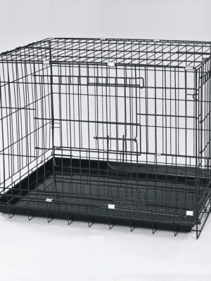 Dayang Köpek Kafesi Siyah 78x48x55